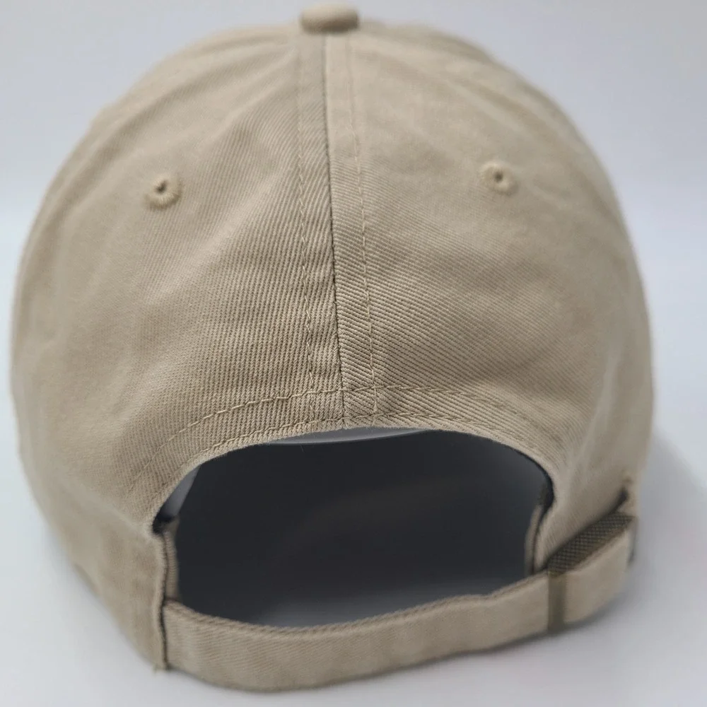 Los Angeles Dodgers Hat Strapback 47 Brand Clean Up‎ Beige Blue MLB Baseball Men